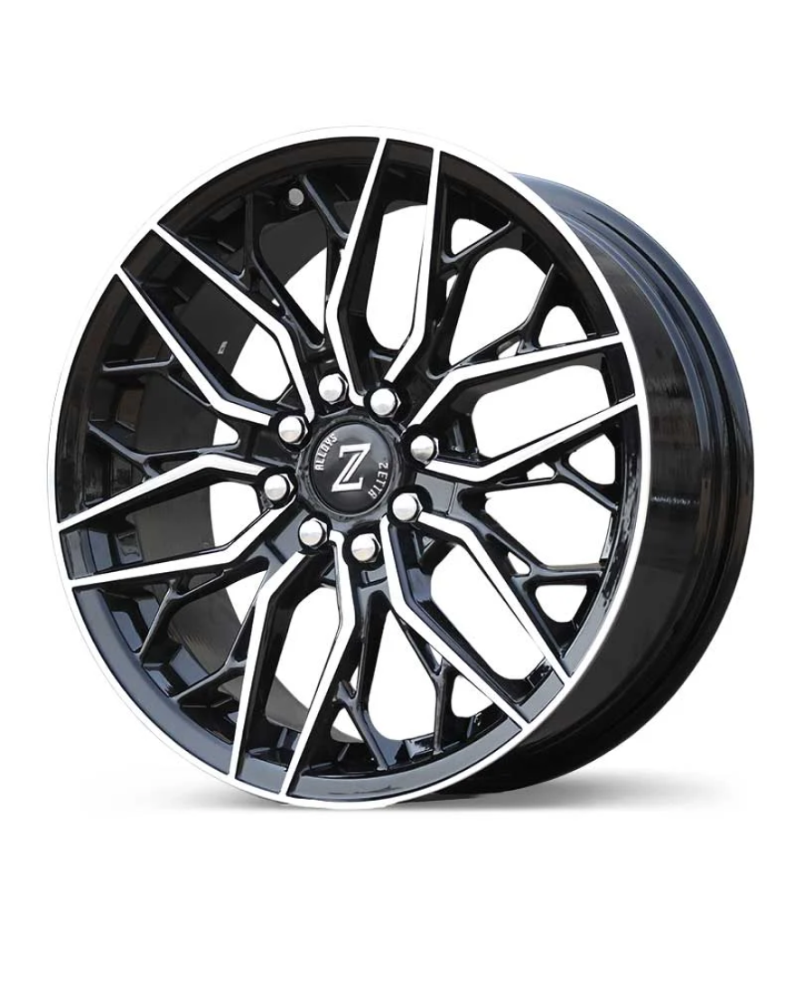Zetta Alloy Wheels DVL-666 16 Inch Black Machined BM finish PCD 8x100x108 |Size 16x6.5 Inch