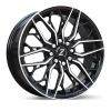 Zetta Alloy Wheels DVL-666 16 Inch Black Machined BM finish PCD 8x100x108 |Size 16x6.5 Inch