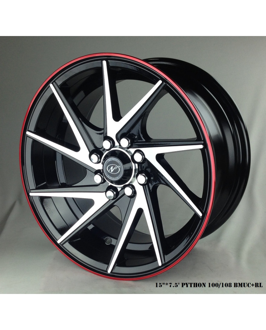 Python 16 Inch BMUC+RL finish PCD 8x100/108 | Size 16 Inch