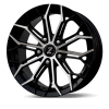 Zetta Alloy Wheels SK-71 16 Inch Black Machined BM finish PCD 5x114.3 |Size 16x6.5 Inch