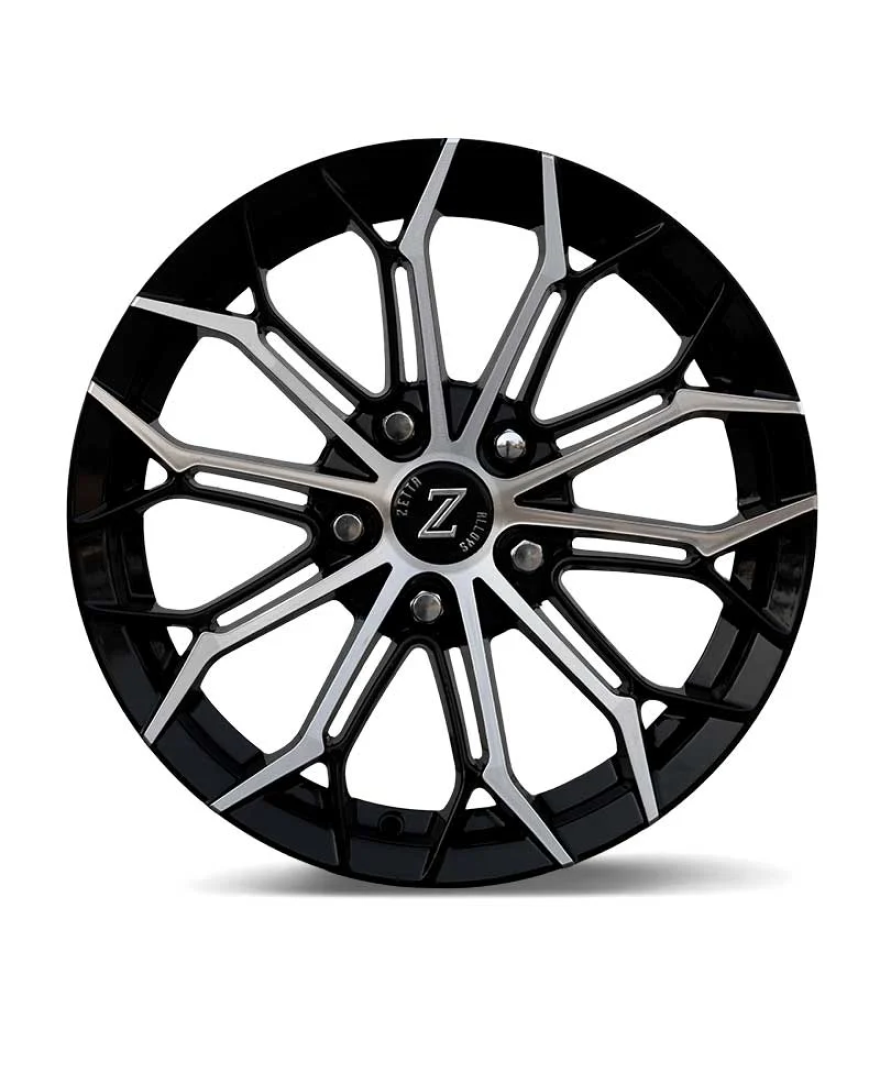Zetta Alloy Wheels SK-71 16 Inch Black Machined BM finish PCD 5x114.3 |Size 16x6.5 Inch