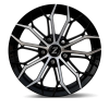 Zetta Alloy Wheels SK-71 16 Inch Black Machined BM finish PCD 5x114.3 |Size 16x6.5 Inch