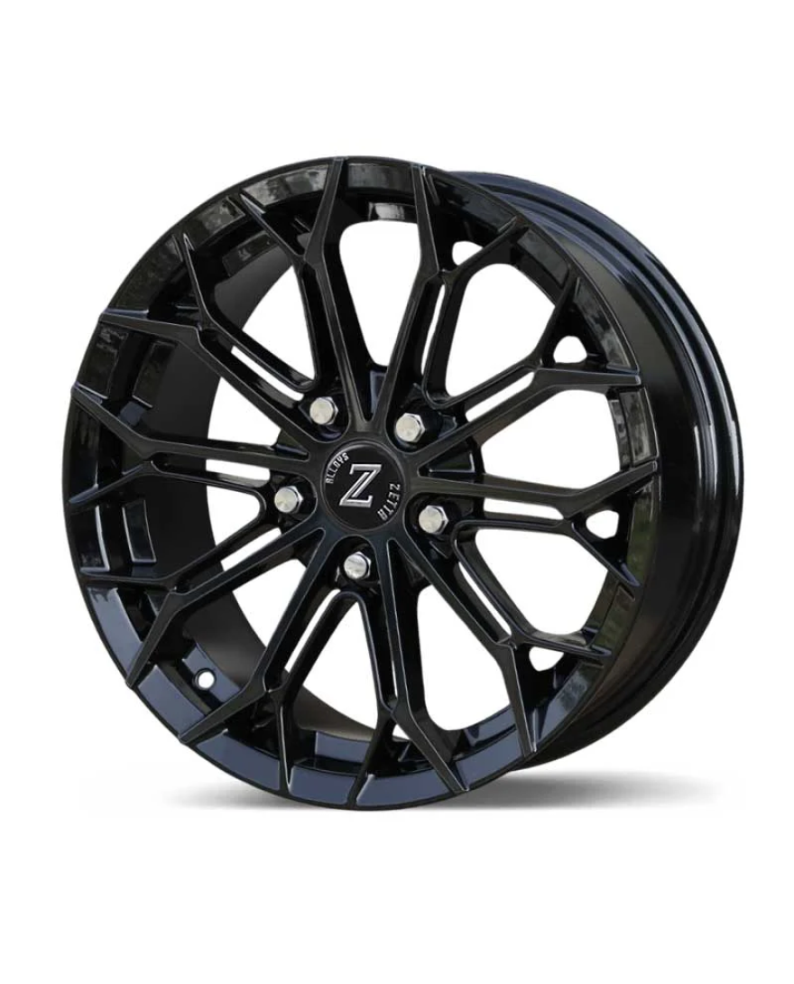 Zetta Alloy Wheels SK-71 16 Inch Candy Black Machined CBM finish PCD 5x114.3 |Size 16x6.5 Inch