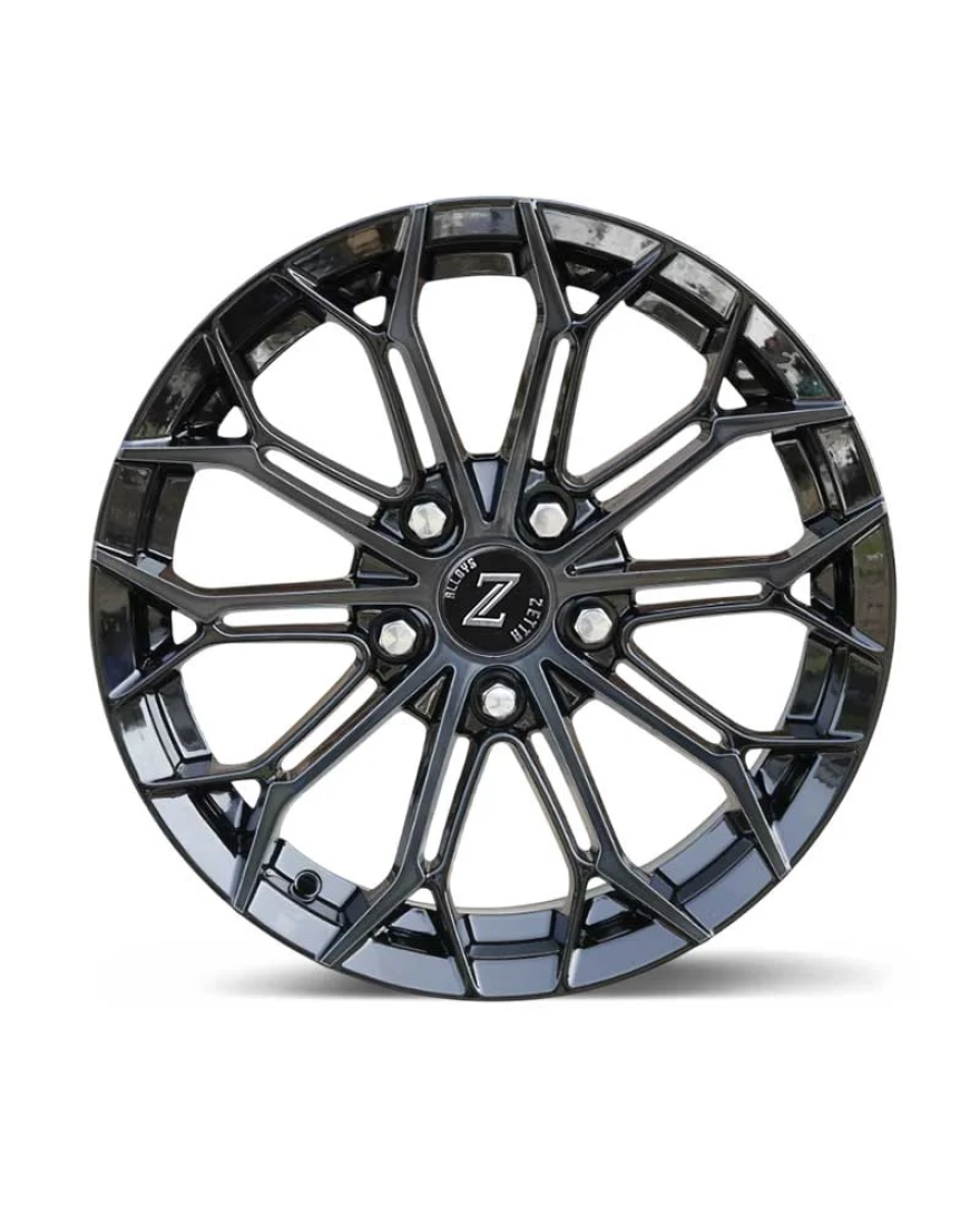 Zetta Alloy Wheels SK-71 16 Inch Candy Black Machined CBM finish PCD 5x114.3 |Size 16x6.5 Inch