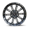 Zetta Alloy Wheels SK-71 16 Inch Candy Black Machined CBM finish PCD 5x114.3 |Size 16x6.5 Inch