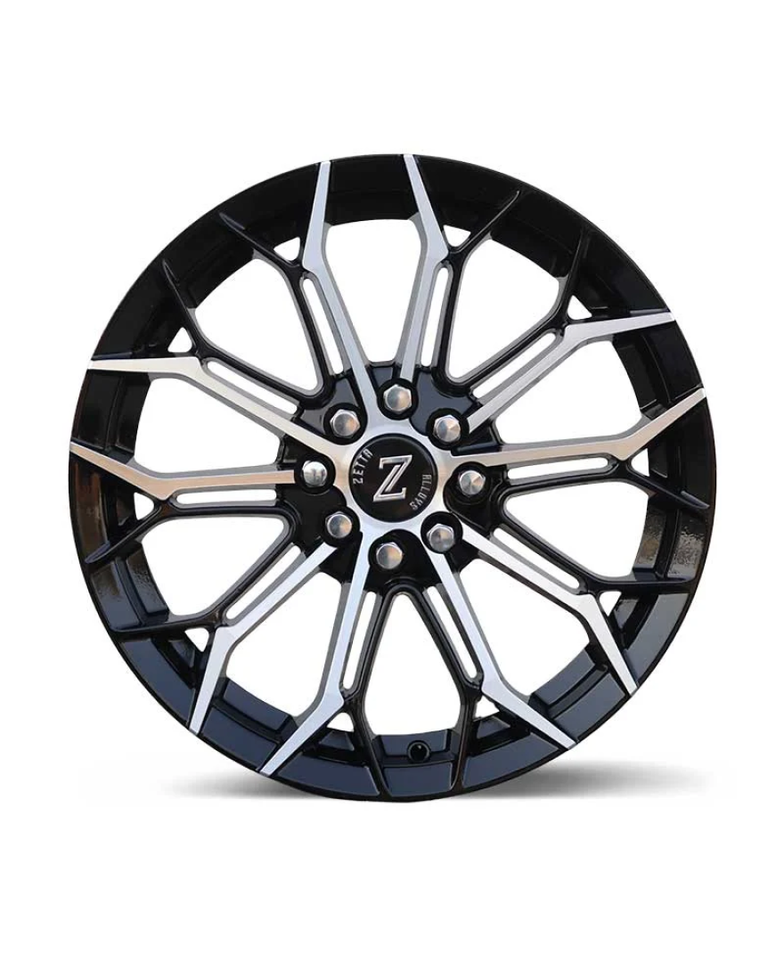 Zetta Alloy Wheels SK-17 16 Inch Black Machined BM finish PCD 8x100x108 |Size 16x6.5 Inch