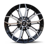 Zetta Alloy Wheels SK-17 16 Inch Black Machined BM finish PCD 8x100x108 |Size 16x6.5 Inch