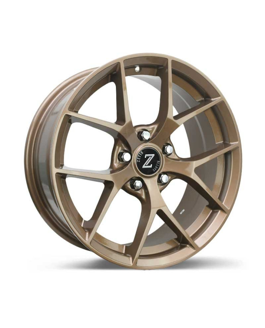 Zetta Alloy Wheels SOS-100 16 Inch Black Machined Glossy Bronze finish PCD 5x100 | Size 16x6.5 Inch