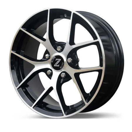 Zetta Alloy Wheels SOS-100 16 Inch Black Machined BM finish PCD 5x114.3 | Size 16x6.5 Inch