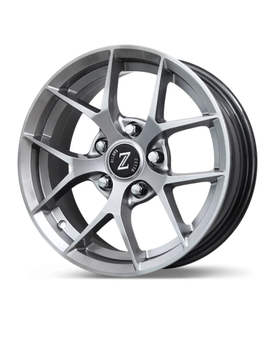 Zetta Alloy Wheels SOS-100 16 Inch Hyper Black HB finish PCD 5x114.3 | Size 16x6.5 Inch