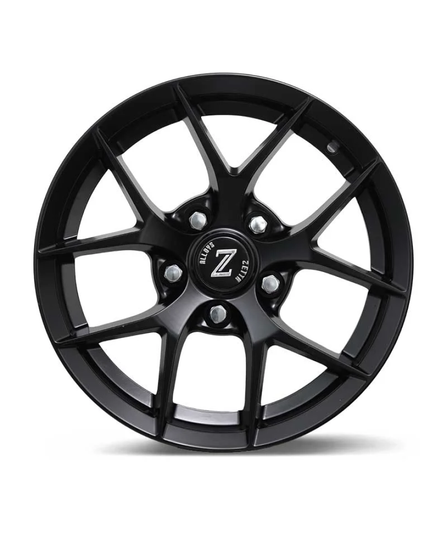 Zetta Alloy Wheels SOS-100 16 Inch Satin Black SB finish PCD 5x114.3 | Size 16x6.5 Inch