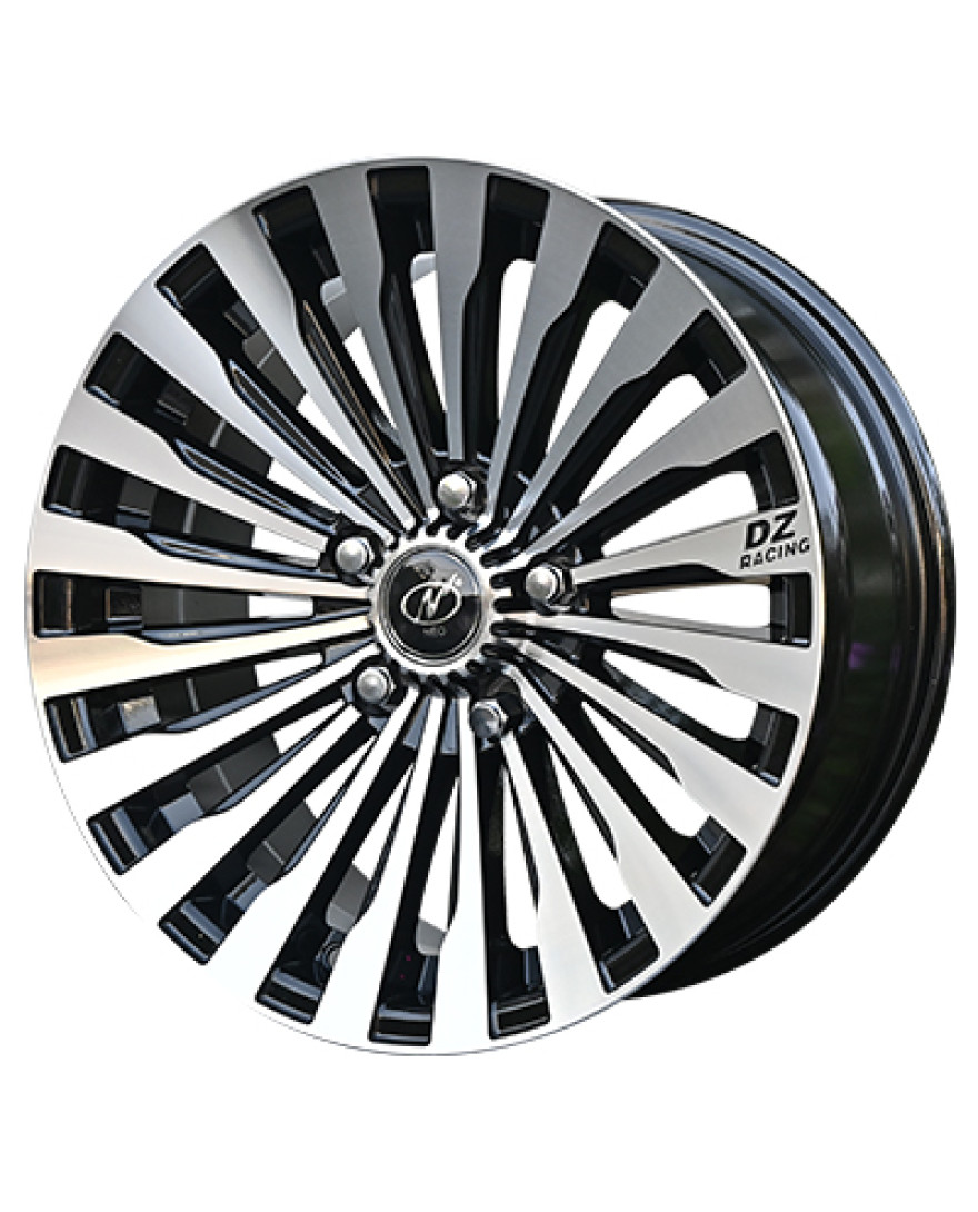 Scoop in Black Machined finish. The Size of alloy wheel is 16x7 inch and the PCD is 5x114.3(SET OF 4)