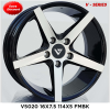 V-5020 in FMBK finish. The Size of alloy wheel is 16x7.5 inch and the PCD is 5x114.3