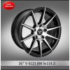 V-5121 in Black Machined finish. The Size of alloy wheel is 16x7 inch and the PCD is 5x114.3