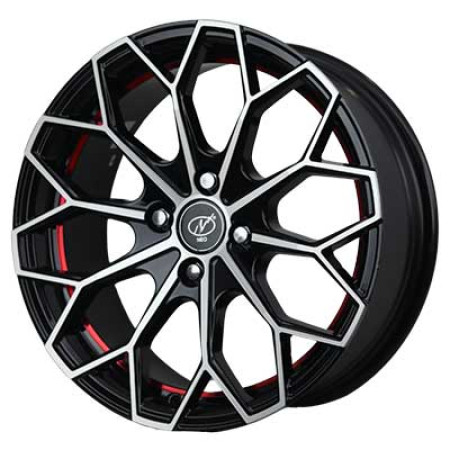 NeoWheel Poison 16X6.5 Inch BMUCR finish PCD 4x100 | Size 16X6.5 inch