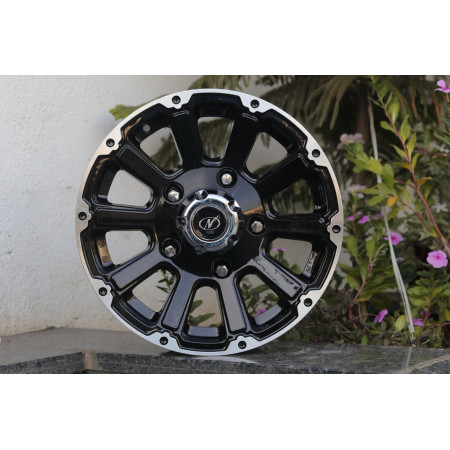 NeoWheel Destroyer 16 Inch Black Machined BM finish PCD 5X160 | Size 16X7 Inch