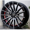 NeoWheel Matrix 16 Inch Black Machined Under Cut Red BMUCR finish PCD 4x100 | Size 16X7 Inch