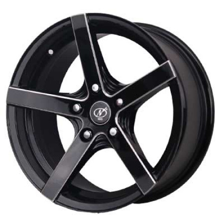 NeoWheel Techno 16 Inch Black Milled finish PCD 5x114.3 | Size 16X7 Inch