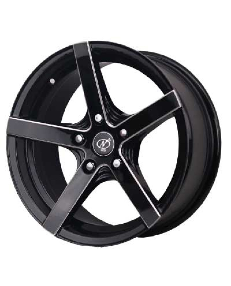 NeoWheel Techno 16 Inch Black Milled finish PCD 5x114.3 | Size 16X7 Inch
