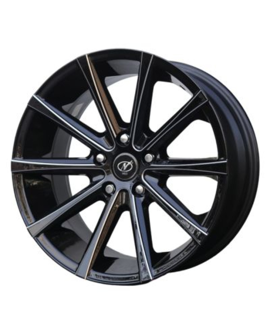 NeoWheel Exotic 17 Inch Black Milled finish PCD 5x114.3 | Size 17X8 Inch