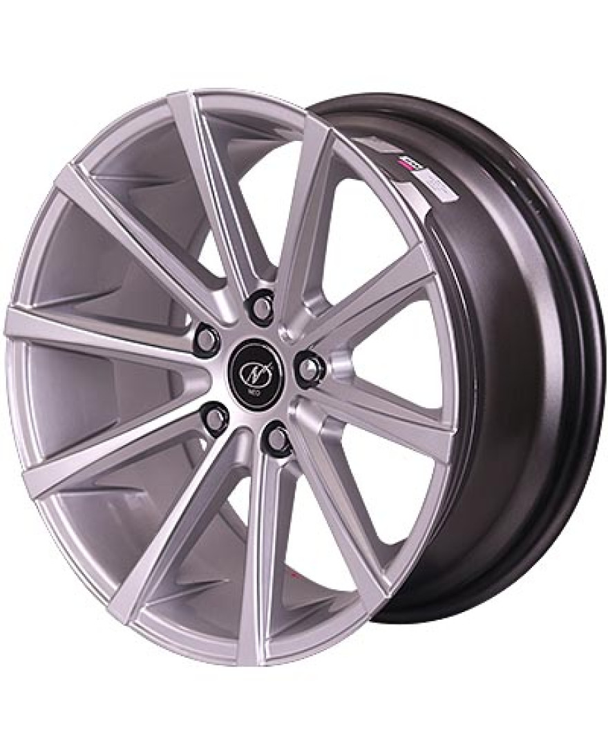 Exotic in Hyper Silver finish. The Size of alloy wheel is 17x8 inch and the PCD is5x114 (SET OF 4)