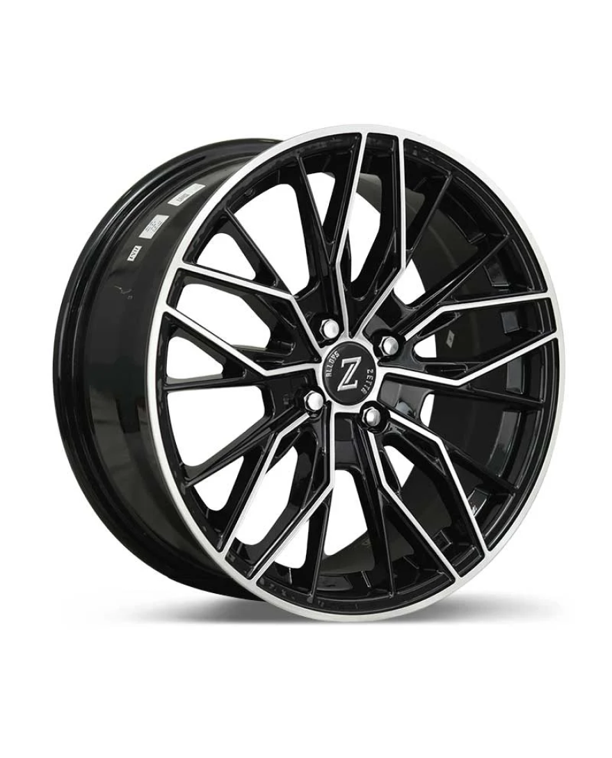 Zetta Alloy Wheels MS-007 17 Inch Black Machined BM finish PCD 4x100 | Size 17x7 Inch