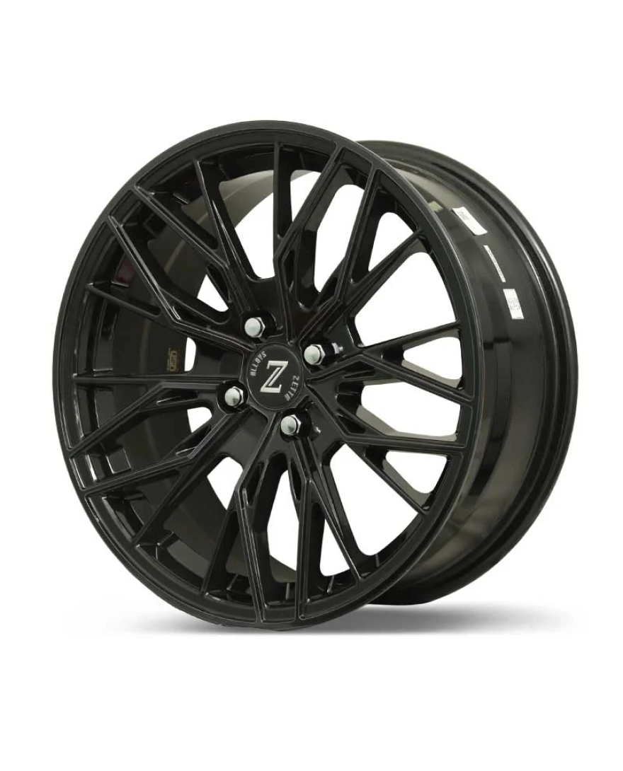 Zetta Alloy Wheels MS-007 17 Inch Candy Black Machined CBM finish PCD 4x100 | Size 17x7 Inch