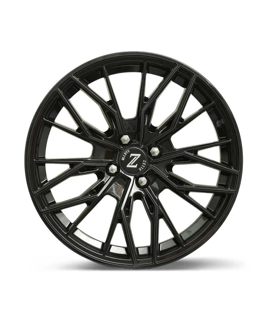 Zetta Alloy Wheels MS-007 17 Inch Candy Black Machined CBM finish PCD 4x100 | Size 17x7 Inch