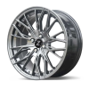 Zetta Alloy Wheels MS-007 17 Inch Hyper Black HB finish PCD 4x100 | Size 17x7 Inch