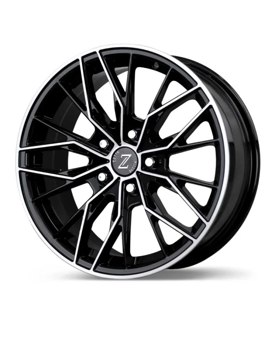 Zetta Alloy Wheels MS-007 17 Inch Black Machined BM finish PCD 5x114.3 | Size 17x7 Inch