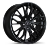 Zetta Alloy Wheels MS-007 17 Inch Candy Black Machined CBM finish PCD 5x114.3 | Size 17x7 Inch