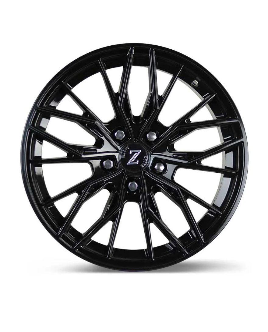 Zetta Alloy Wheels MS-007 17 Inch Candy Black Machined CBM finish PCD 5x114.3 | Size 17x7 Inch