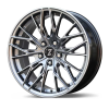 Zetta Alloy Wheels MS-007 17 Inch Hyper Black HB finish PCD 5x114.3 | Size 17x7 Inch