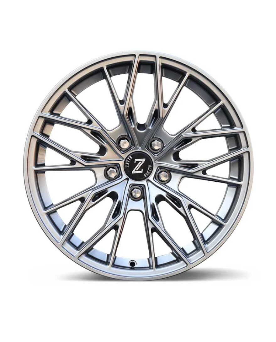 Zetta Alloy Wheels MS-007 17 Inch Hyper Black HB finish PCD 5x114.3 | Size 17x7 Inch