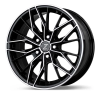 Zetta Alloy Wheels MS-007 17 Inch Black Machined BM finish PCD 5x139.7 | Size 17x7 Inch