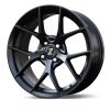 Zetta Alloy Wheels SOS-100 17 Inch Candy Black Machined CBM finish PCD 4x100 | Size 17x7 Inch
