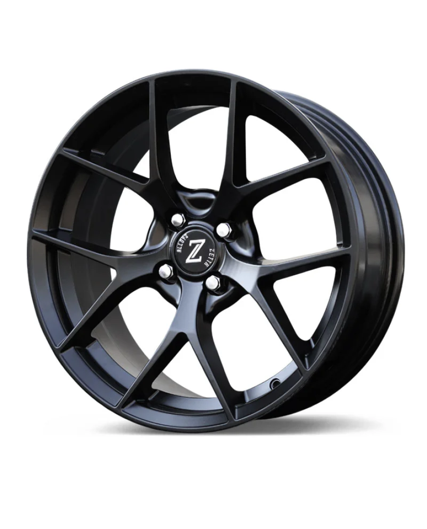 Zetta Alloy Wheels SOS-100 17 Inch Candy Black Machined CBM finish PCD 4x100 | Size 17x7 Inch