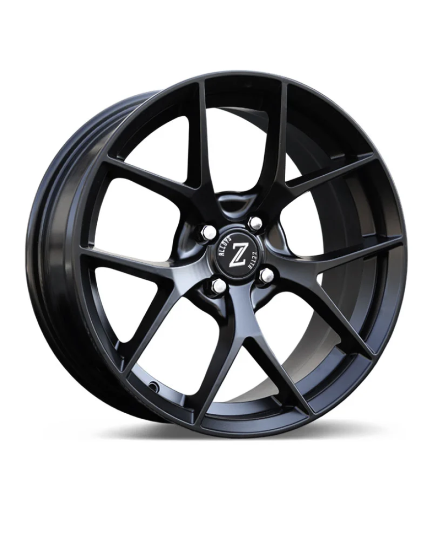 Zetta Alloy Wheels SOS-100 17 Inch Candy Black Machined CBM finish PCD 4x100 | Size 17x7 Inch