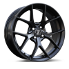 Zetta Alloy Wheels SOS-100 17 Inch Candy Black Machined CBM finish PCD 4x100 | Size 17x7 Inch