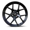 Zetta Alloy Wheels SOS-100 17 Inch Candy Black Machined CBM finish PCD 4x100 | Size 17x7 Inch