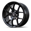 Zetta Alloy Wheels SOS-100 17 Inch Candy Black Machined CBM finish PCD 5x114.3 | Size 17x7 Inch