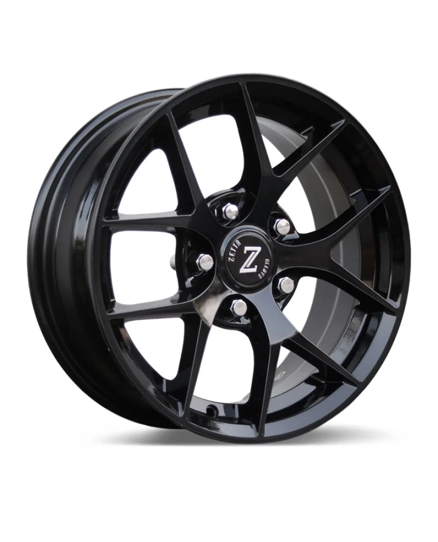 Zetta Alloy Wheels SOS-100 17 Inch Candy Black Machined CBM finish PCD 5x114.3 | Size 17x7 Inch