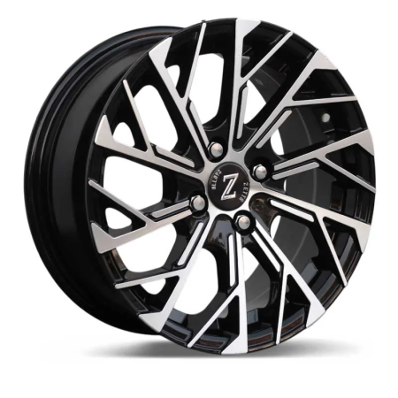 Zetta Alloy Wheels SXY-69 17 Inch Black Machined BM finish PCD 4x100 | Size 17x7.5 Inch