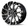 Zetta Alloy Wheels SXY-69 17 Inch Black Machined BM finish PCD 4x100 | Size 17x7.5 Inch
