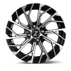 Zetta Alloy Wheels SXY-69 17 Inch Black Machined BM finish PCD 4x100 | Size 17x7.5 Inch