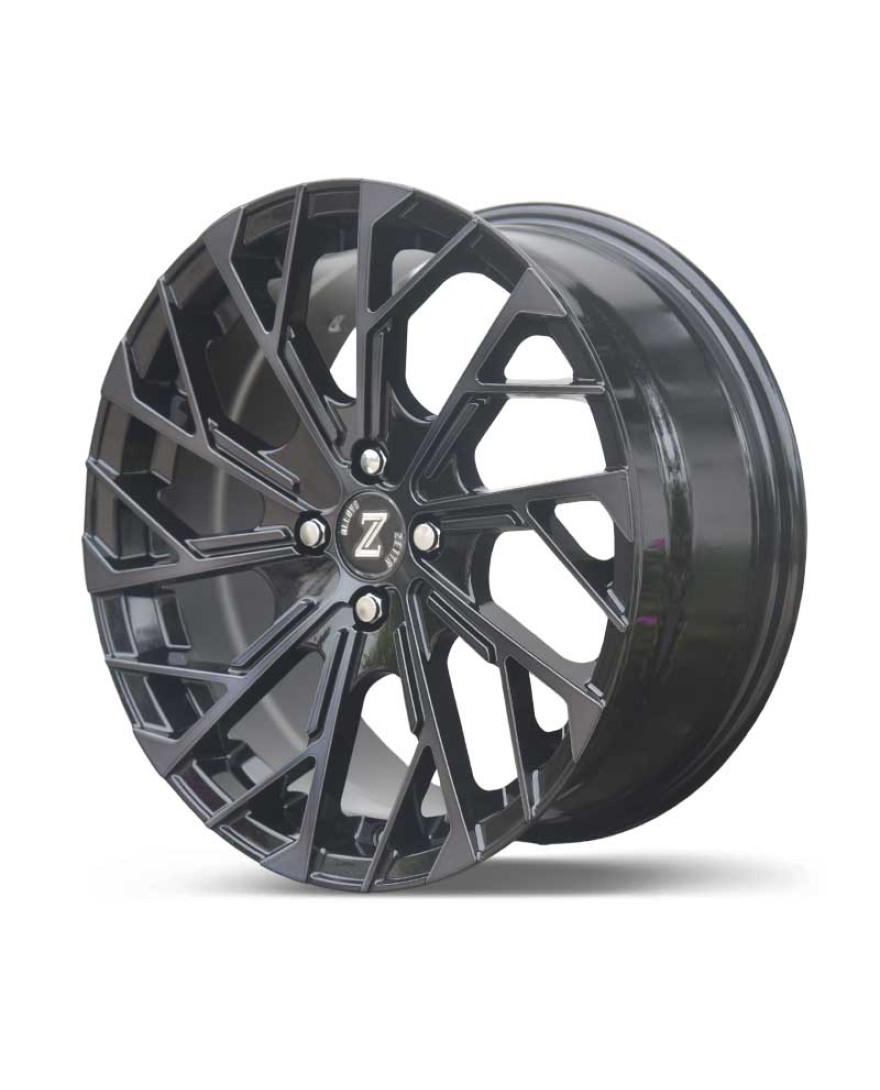 Zetta Alloy Wheels SXY-69 17 Inch Candy Black Machined CBM finish PCD 4x100 | Size 17x7.5 Inch