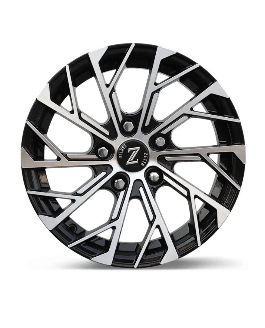 Zetta Alloy Wheels SXY-69 17 Inch Black Machined BM finish PCD 5x114.3 | Size 17x7.5 Inch