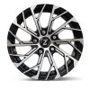 Zetta Alloy Wheels SXY-69 17 Inch Black Machined BM finish PCD 5x114.3 | Size 17x7.5 Inch