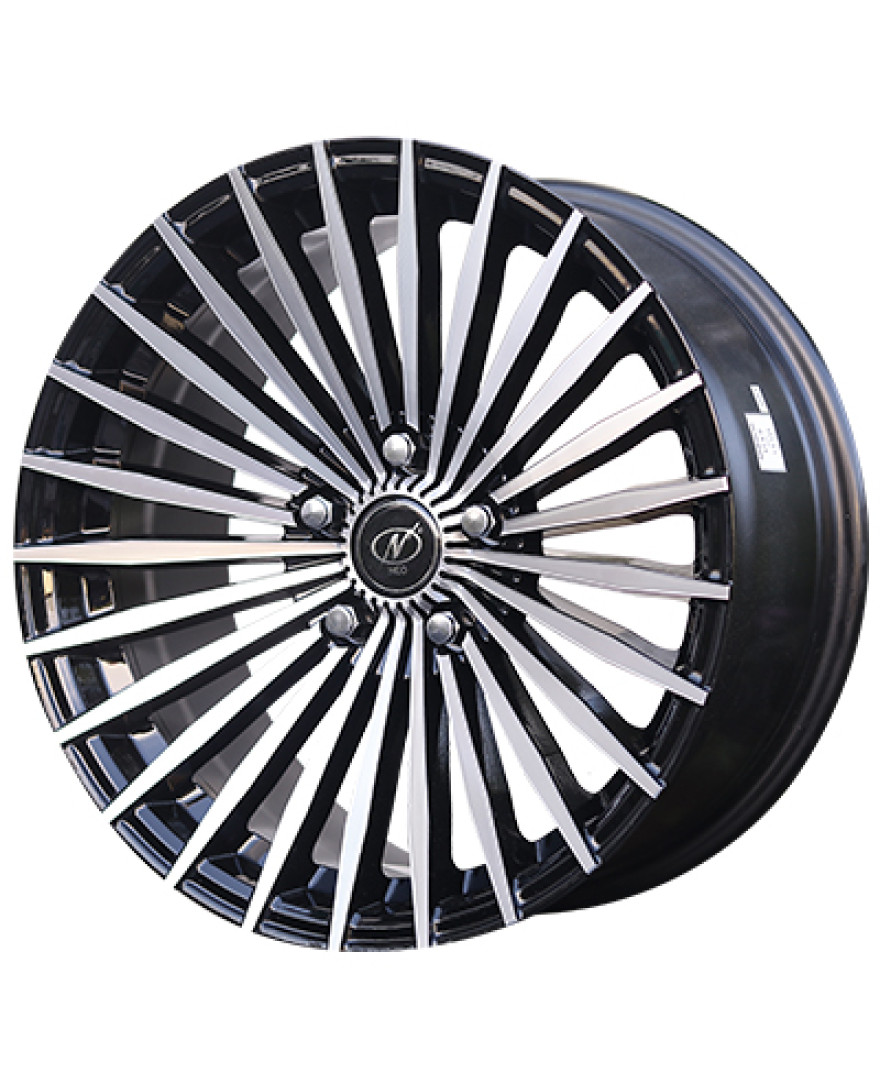 Surya in Black Machined finish. The Size of alloy wheel is 17x8 inch and the PCD is 5x114.3(SET OF 4)