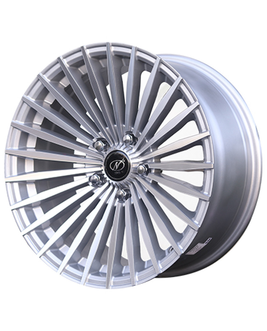 Surya in Silver Machined finish. The Size of alloy wheel is 17x8 inch and the PCD is 5x114.3(SET 0F 4)
